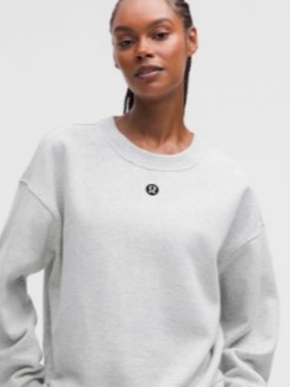 Lululemon Perfectly Oversized Fleece Crew Logo